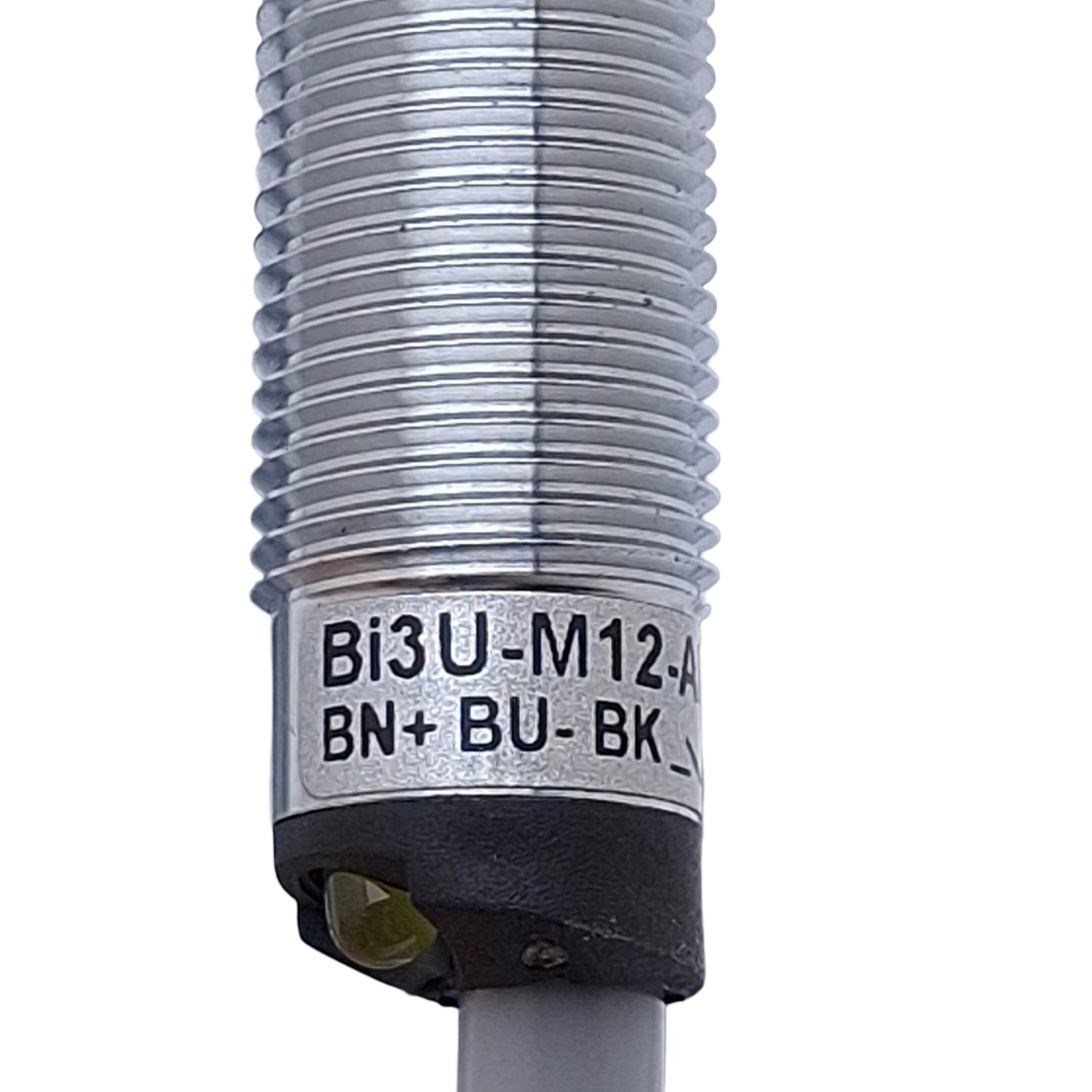 New – Open box Turck Bi3U-M12-AP6X Inductive Sensor, PNP/NO, 3mm Range, 10-30VDC, M12, 2m