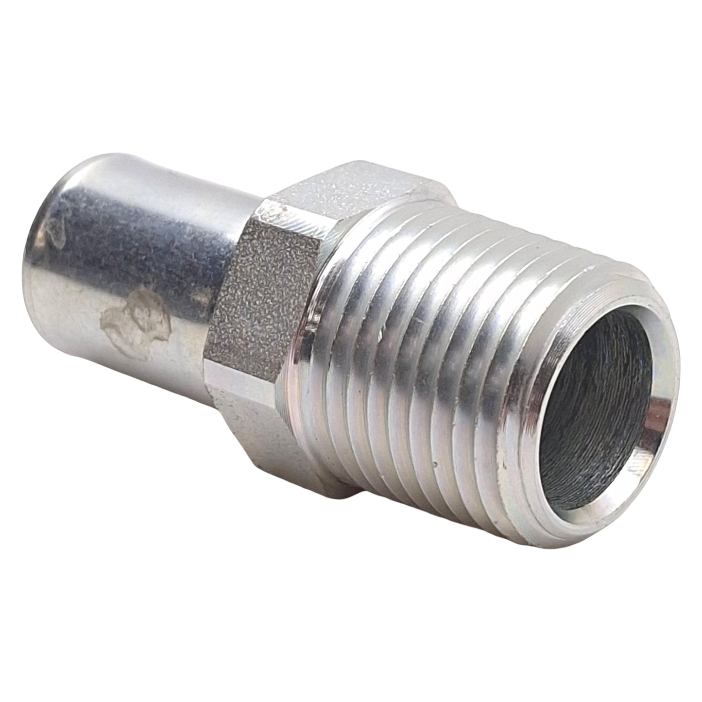 New Danfoss FC9846-0808S Pneumatic Steel Crimp Fitting, 1/2in NPT, Dash 08 Hose Barb