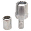 New Danfoss FC9846-0808S Pneumatic Steel Crimp Fitting, 1/2in NPT, Dash 08 Hose Barb