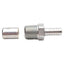 New Danfoss FC9846-0808S Pneumatic Steel Crimp Fitting, 1/2in NPT, Dash 08 Hose Barb