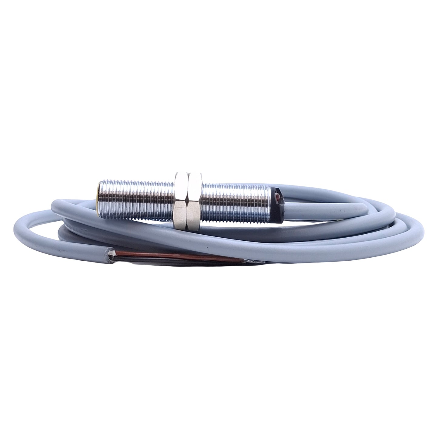 New Turck Bi2-G12-AN6X Proximity Sensor 2mm Range, 10-30VDC, M12 Barrel, 2m Cable