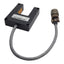 Used Accuweb 1.5x2U 4042-01 Ultrasonic Web Sensor, 5mm Range, 38mm Gap, For Micro Ser