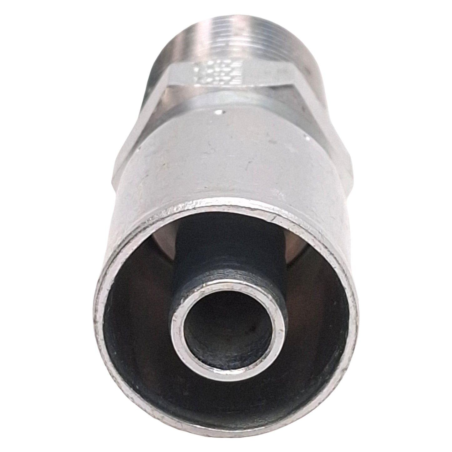New Danfoss 06908E-108 Hydraulic Steel Crimp Fitting, 1/2in NPTF, Dash 08 Hose Barb