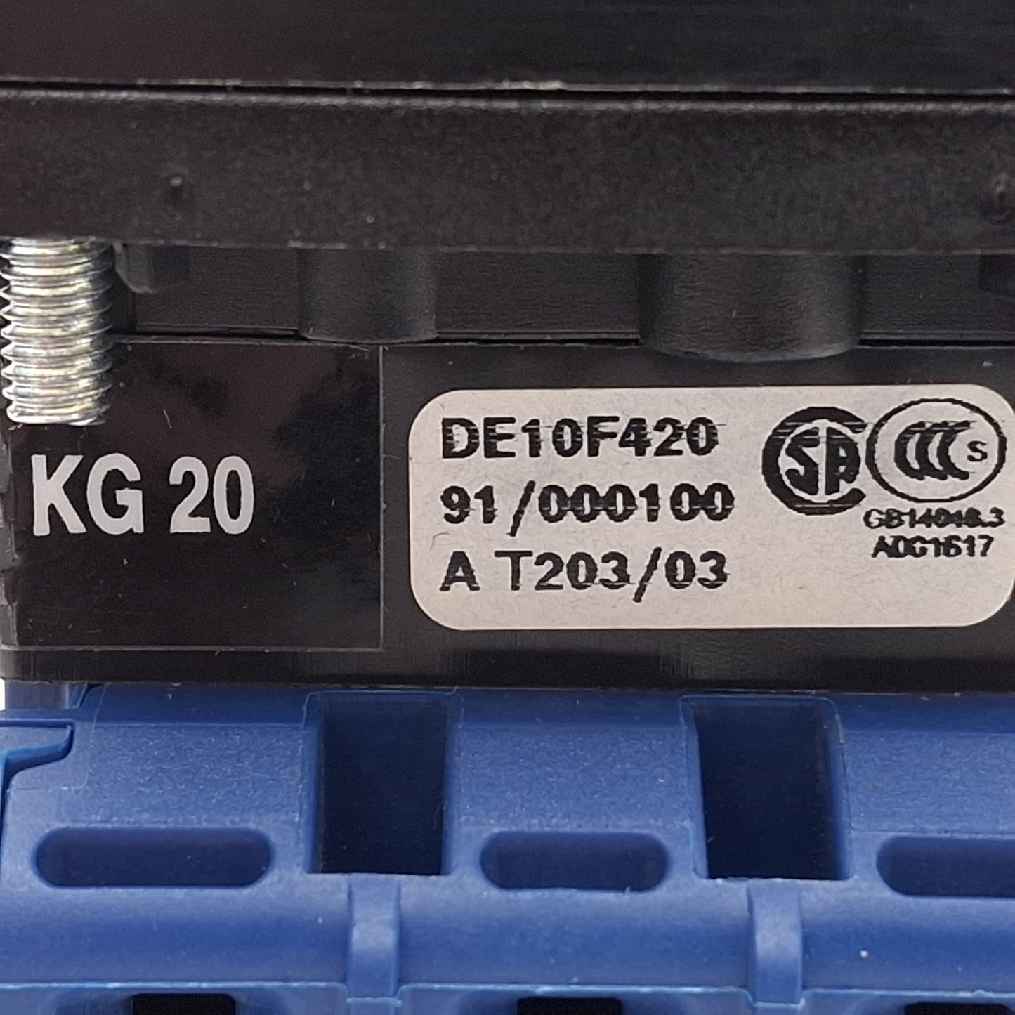 Used Kraus Naimer KG20A T203/03 Rotary Disconnect Switch, 3-Pole, 5HP, 25A 600VAC