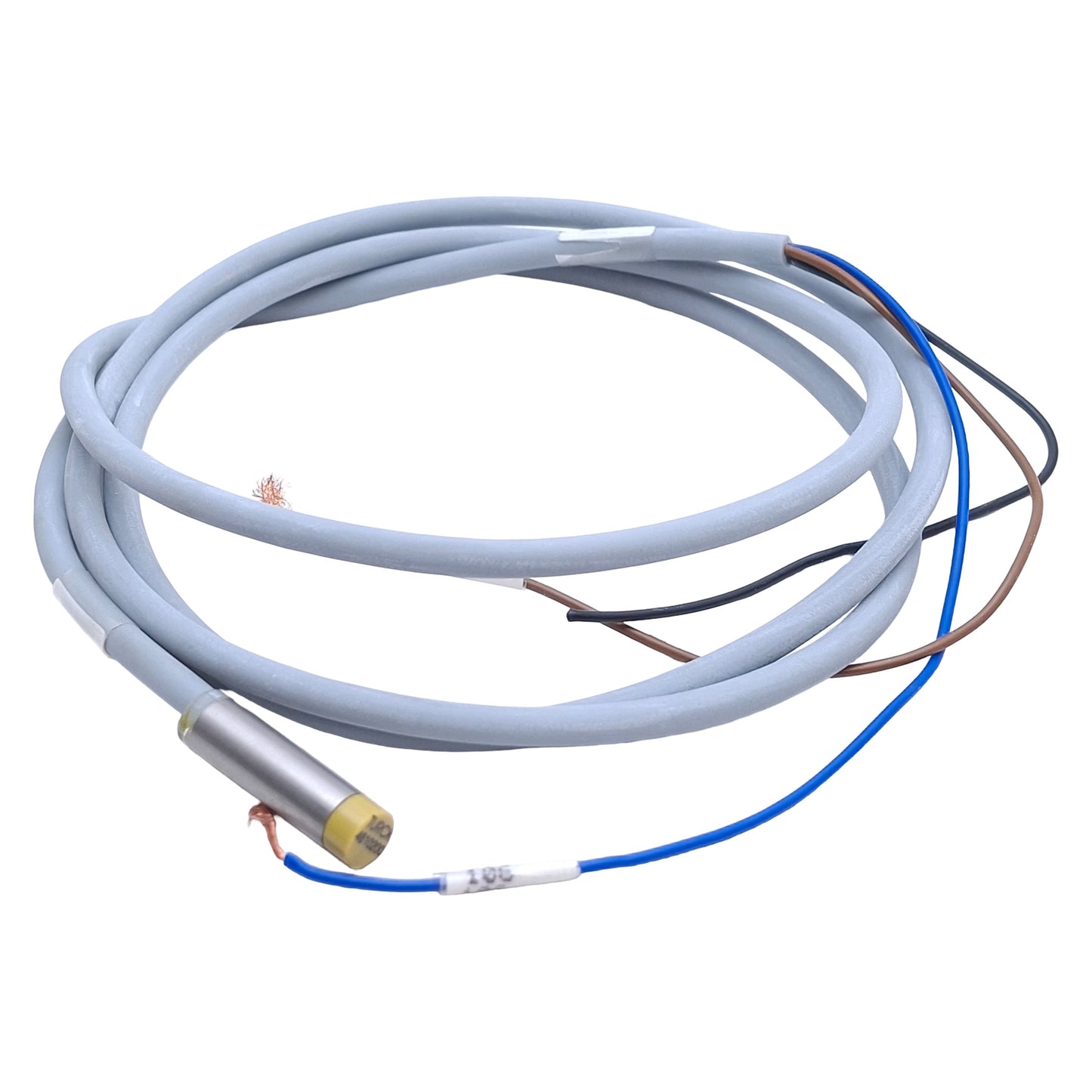 Used Turck NI3-EH6.5K-AP6X Proximity Sensor 3mm Range, 10-30VDC, PNP, 4ft Cable