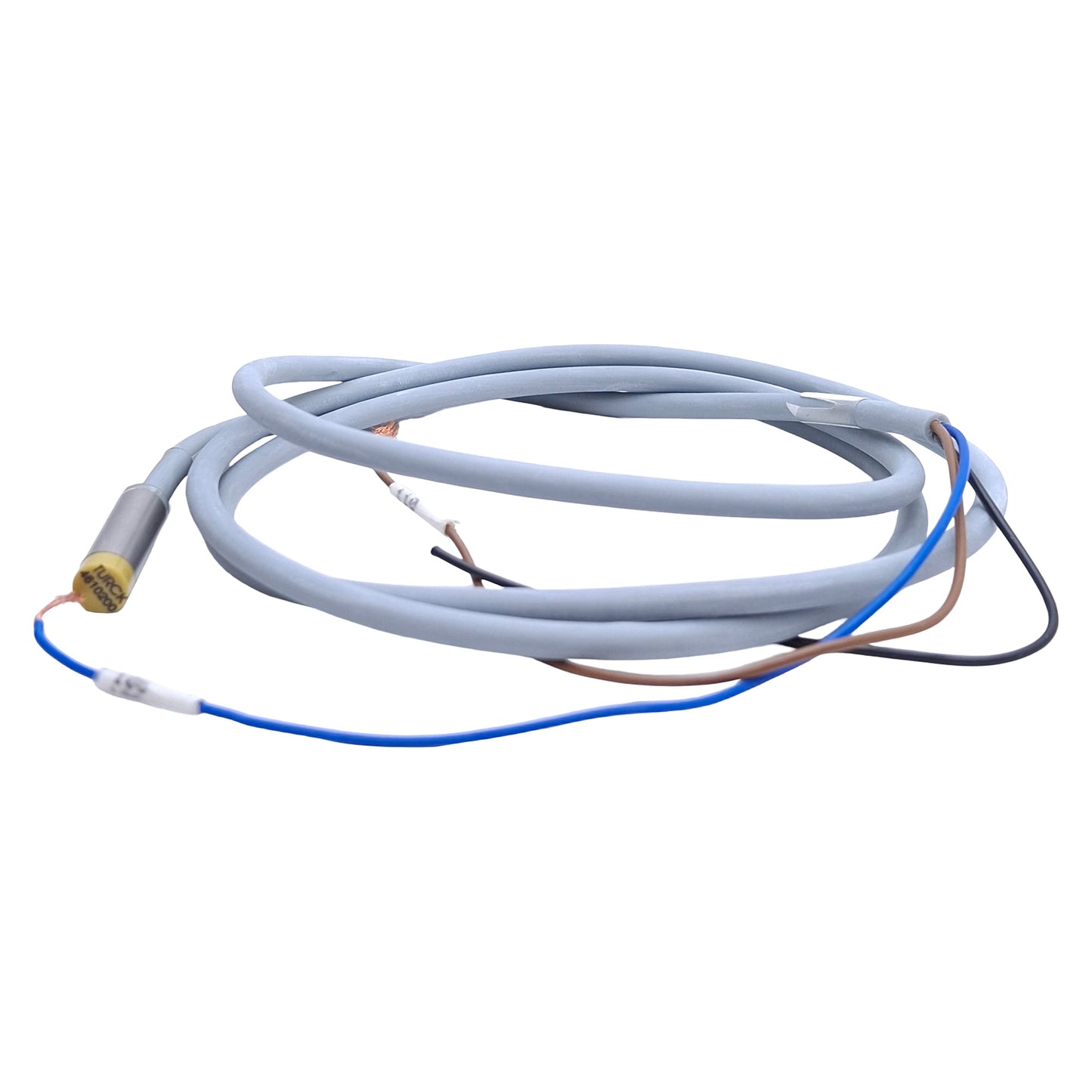 Used Turck NI3-EH6.5K-AP6X Proximity Sensor 3mm Range, 10-30VDC, PNP, 4ft Cable
