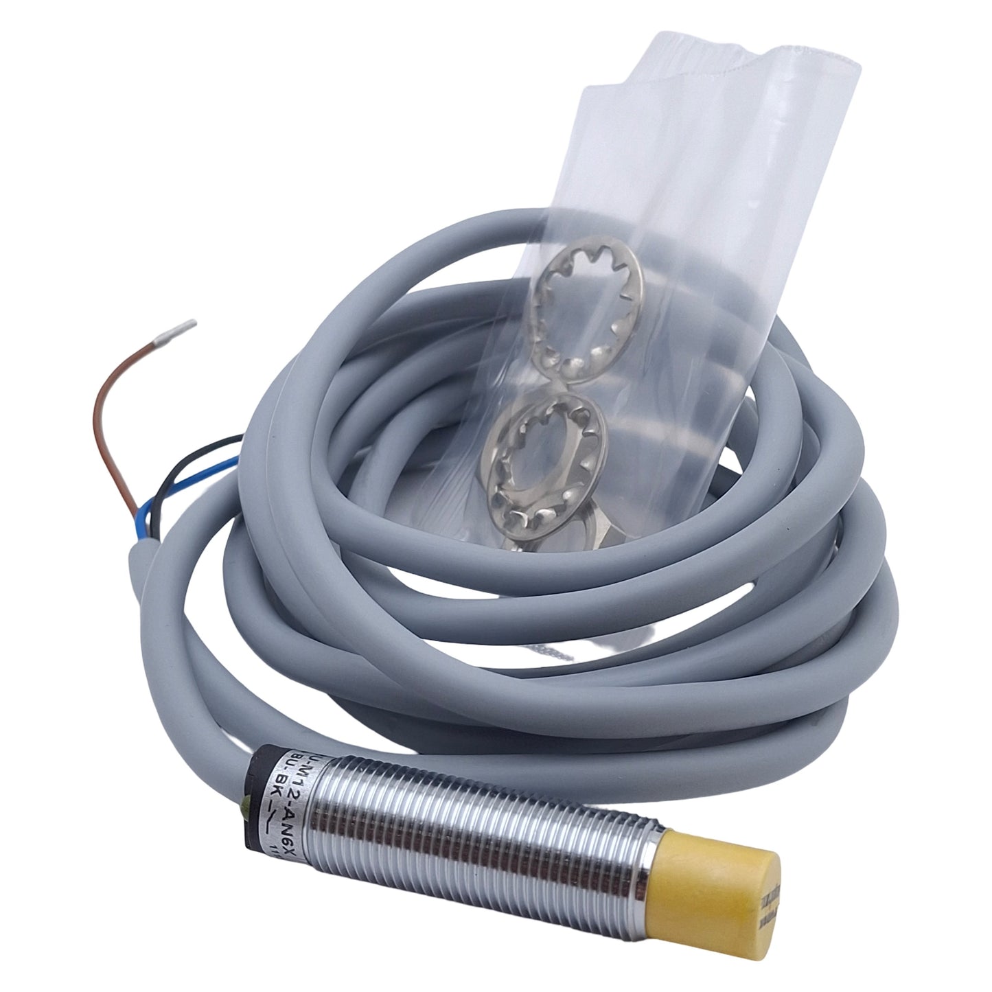 New – Open box Turck Ni8U-M12-AN6X Proximity Sensor, NPN/NO, 8mm Range, 10-30VDC, M12, 2m