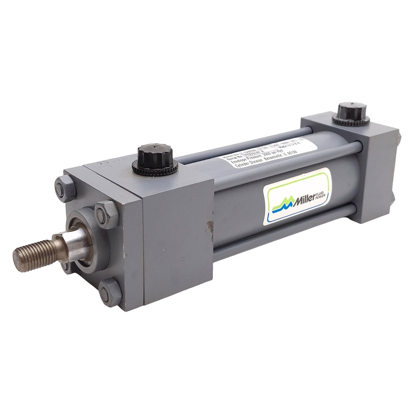 Used Miller J-50RXN-01.50-3.00-0063-N11-9 Hydraulic Cylinder, ø1.5in Bore, 3in Stroke