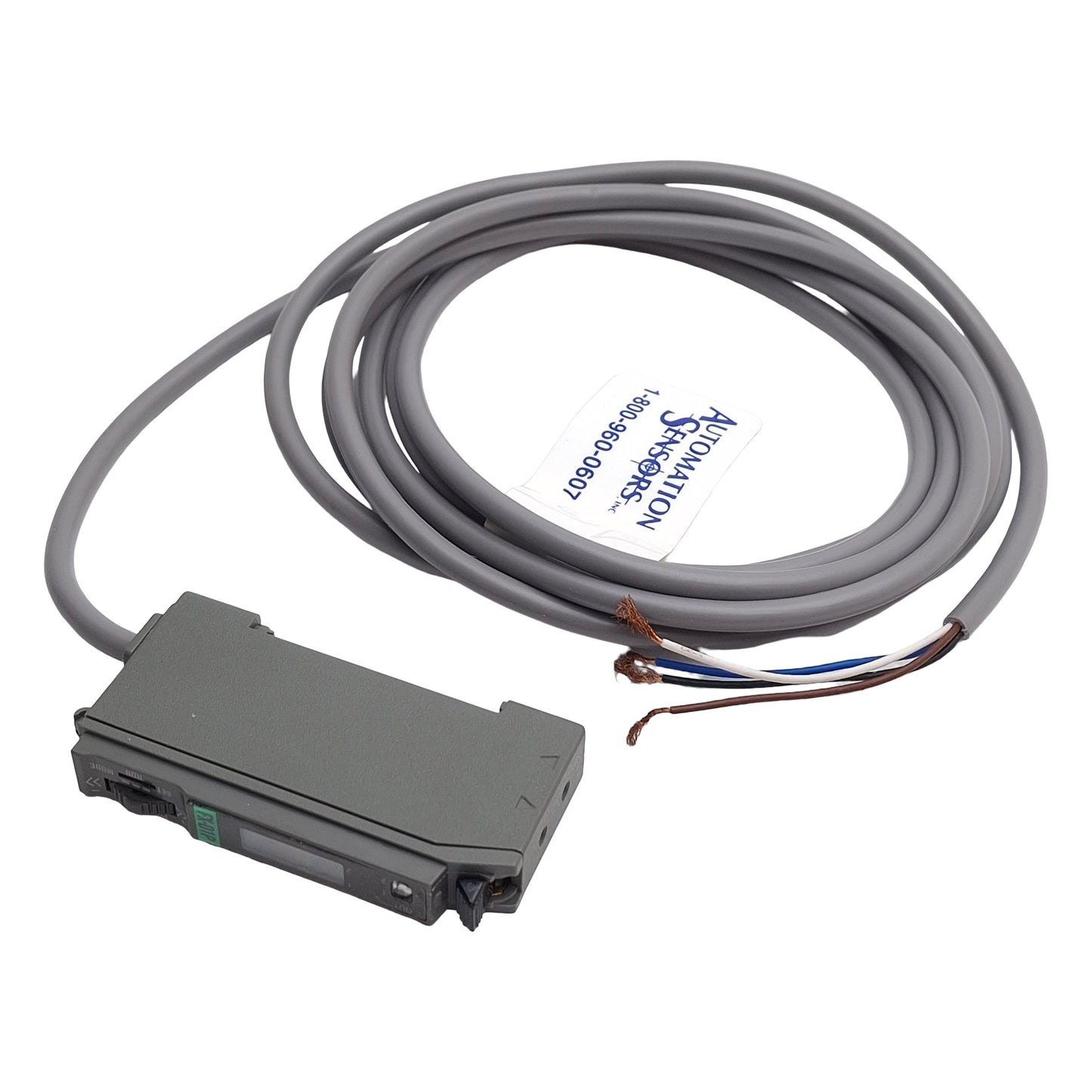 Used Panasonic FX-D1P Fiber Optic Amplifier, 12-24VDC, PNP Output 100mA, 6ft Cable