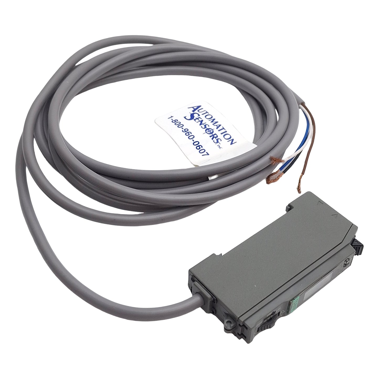 Used Panasonic FX-D1P Fiber Optic Amplifier, 12-24VDC, PNP Output 100mA, 6ft Cable