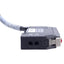 Used Keyence FS-V21R Photoelectric Sensor Amplifier NPN, 6ft Cable *Missing Cover*