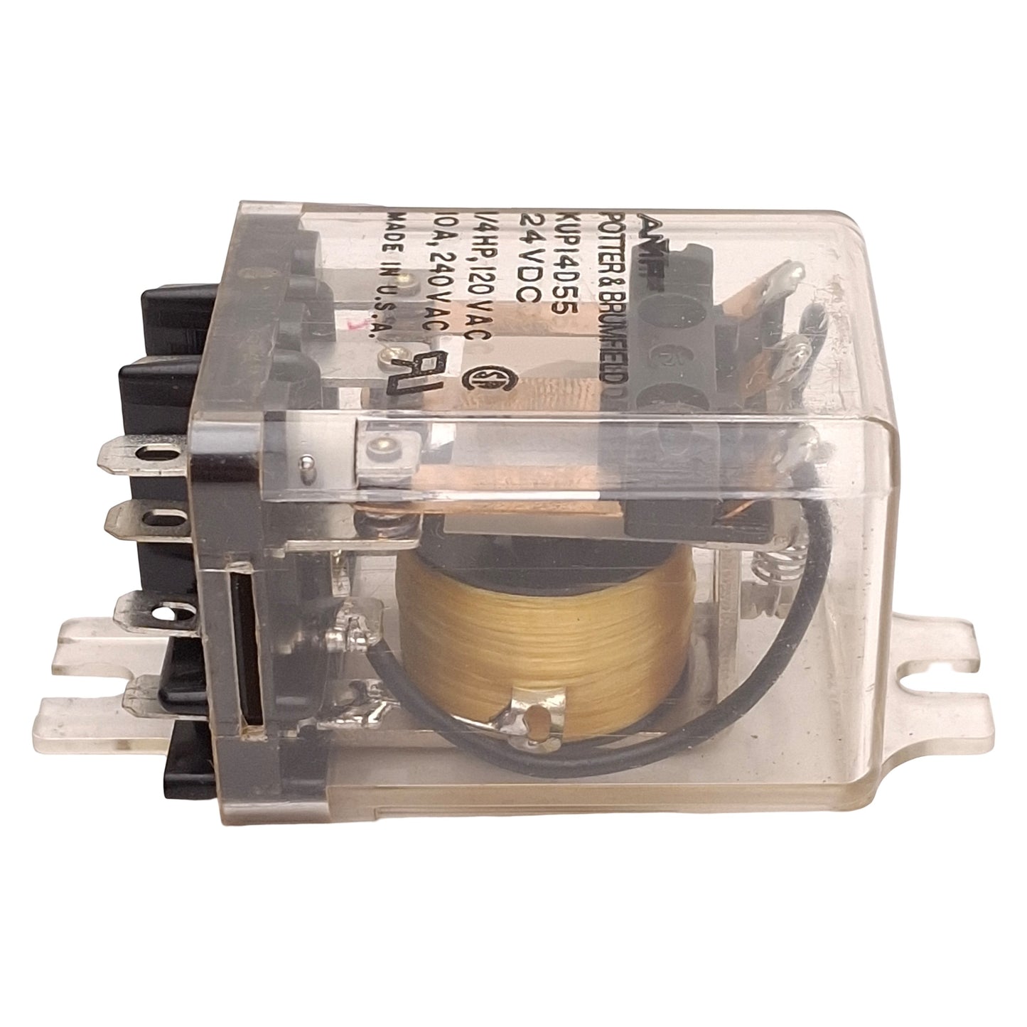 Used Lot of 2 Potter & Brumfield KUP-14D55-24 General Purpose Relay, 3CO, 24VDC Coil