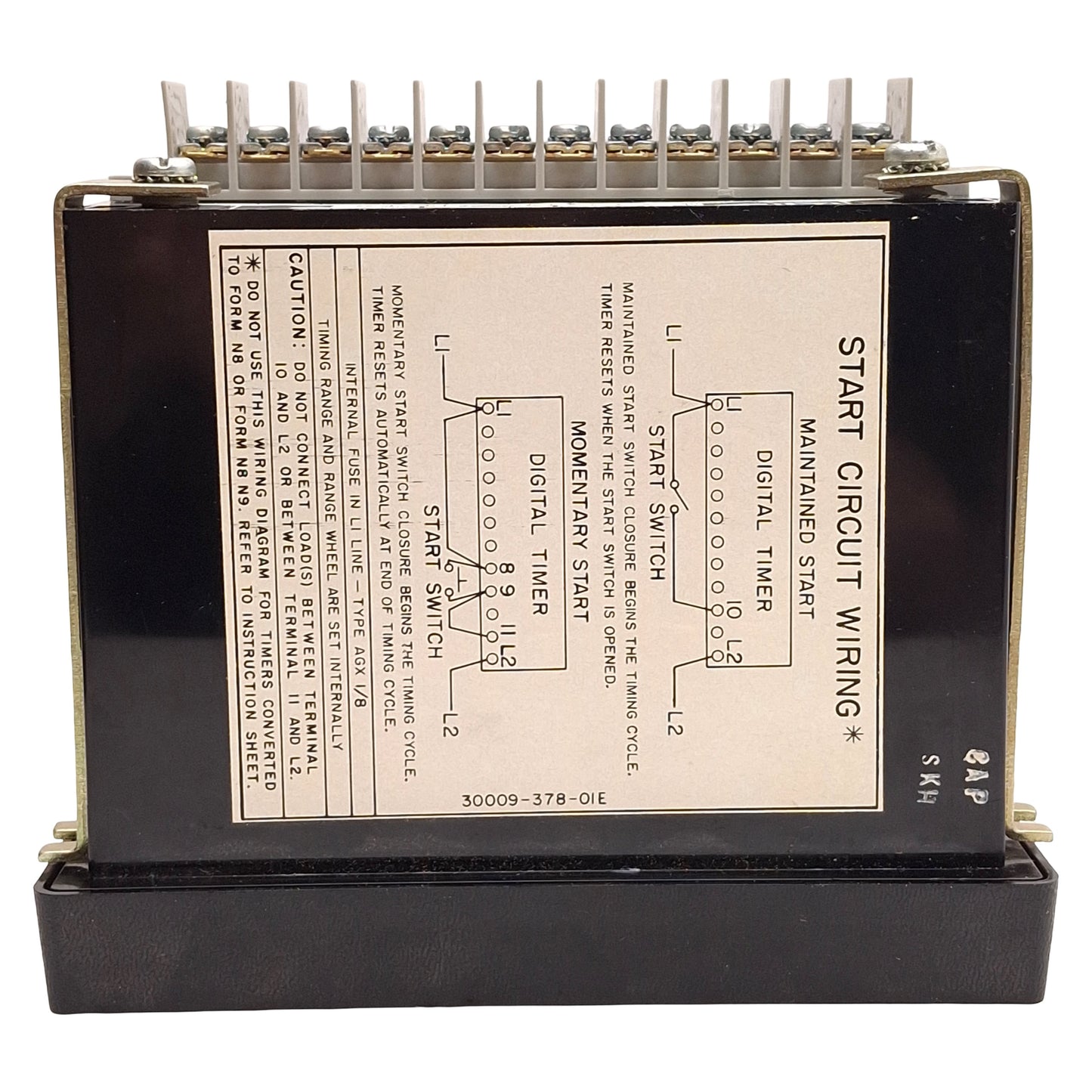 Used Square D 9050 XPO 3000 Digital Solid-State Timer Relay, 999sec, 120VAC 4A