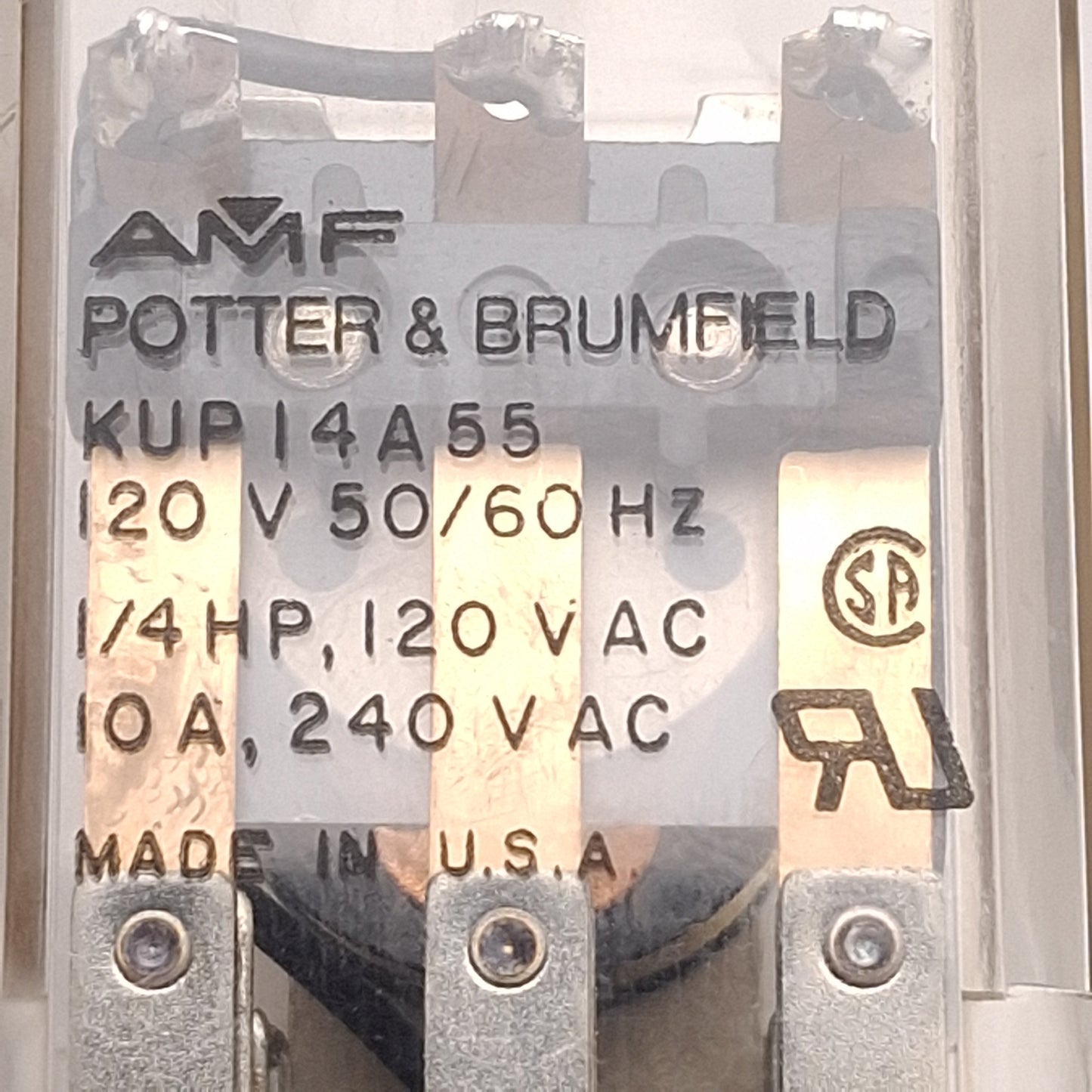 Used Lot of 3 Potter & Brumfield KUP-14A55-120 General Purpose Relay 3CO, 120VAC Coil