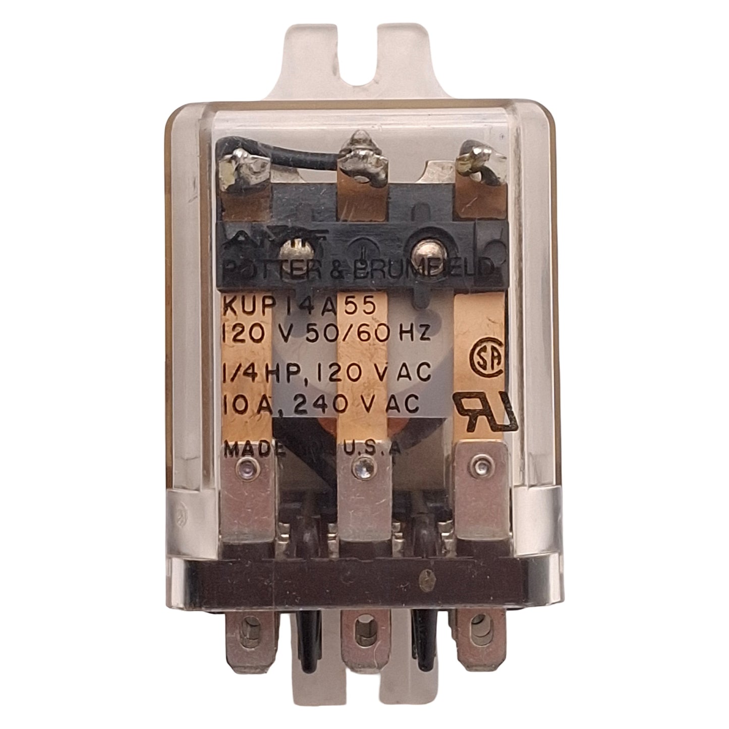 Used Lot of 3 Potter & Brumfield KUP-14A55-120 General Purpose Relay 3CO, 120VAC Coil