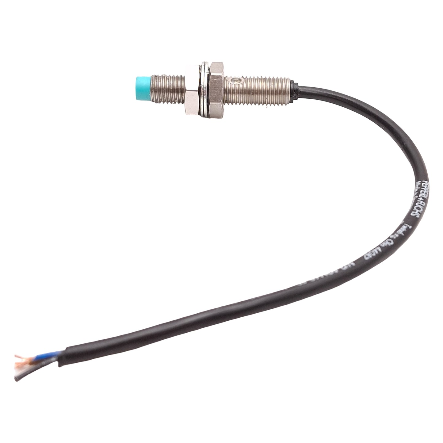 Used Pepperl Fuchs NJ2-8GM40-E2 14949S Proximity Sensor, PNP-NO, 2mm Range, 10-60VDC