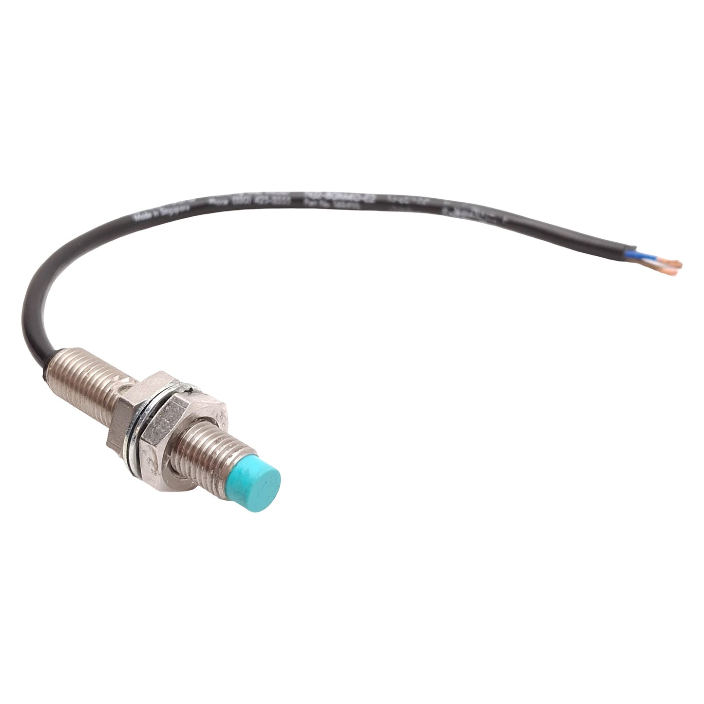 Used Pepperl Fuchs NJ2-8GM40-E2 14949S Proximity Sensor, PNP-NO, 2mm Range, 10-60VDC