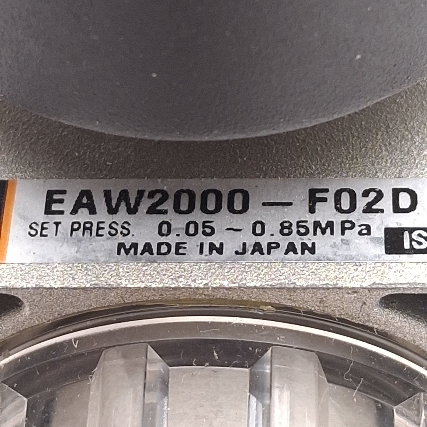 Used SMC EAW2000-F02D Filter Regulator w/ Gauge, 5µm, 0.05-0.85MPa Set, G1/4 Ports