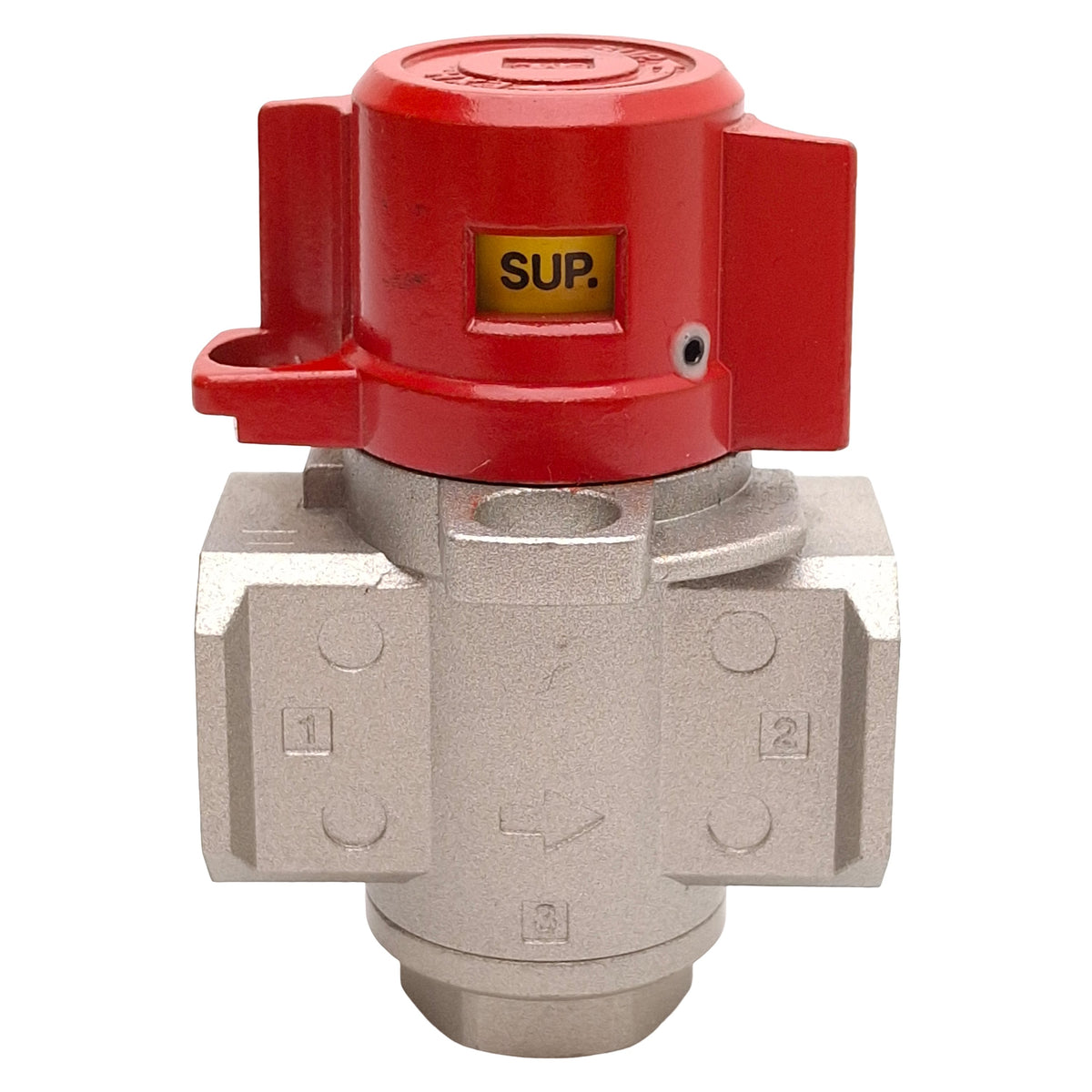 Used SMC VHS30-N02-RZ Pressure Relief Valve, 3-Port, 15-150psi, 1/4in NPT Ports