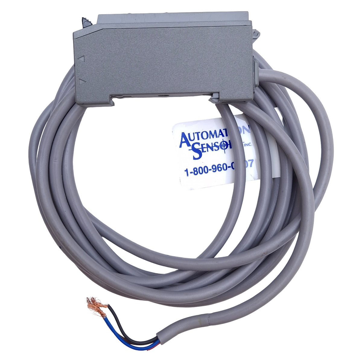 Used Panasonic SunX FX-M1P Fiber Optic Sensor Amplifier PNP, 12-24VDC, 6ft *No Cover*