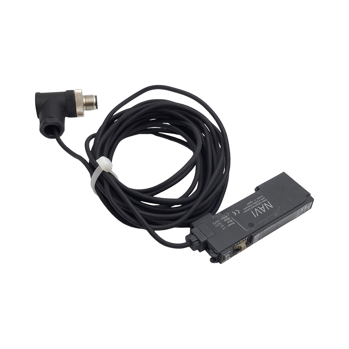 Used Panasonic LS-401P Reflective Laser Sensor 12-24VDC, 2-PNP Outputs, 16ft Cable