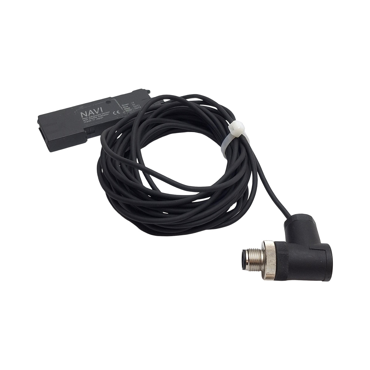 Used Panasonic LS-401P Reflective Laser Sensor 12-24VDC, 2-PNP Outputs, 16ft Cable