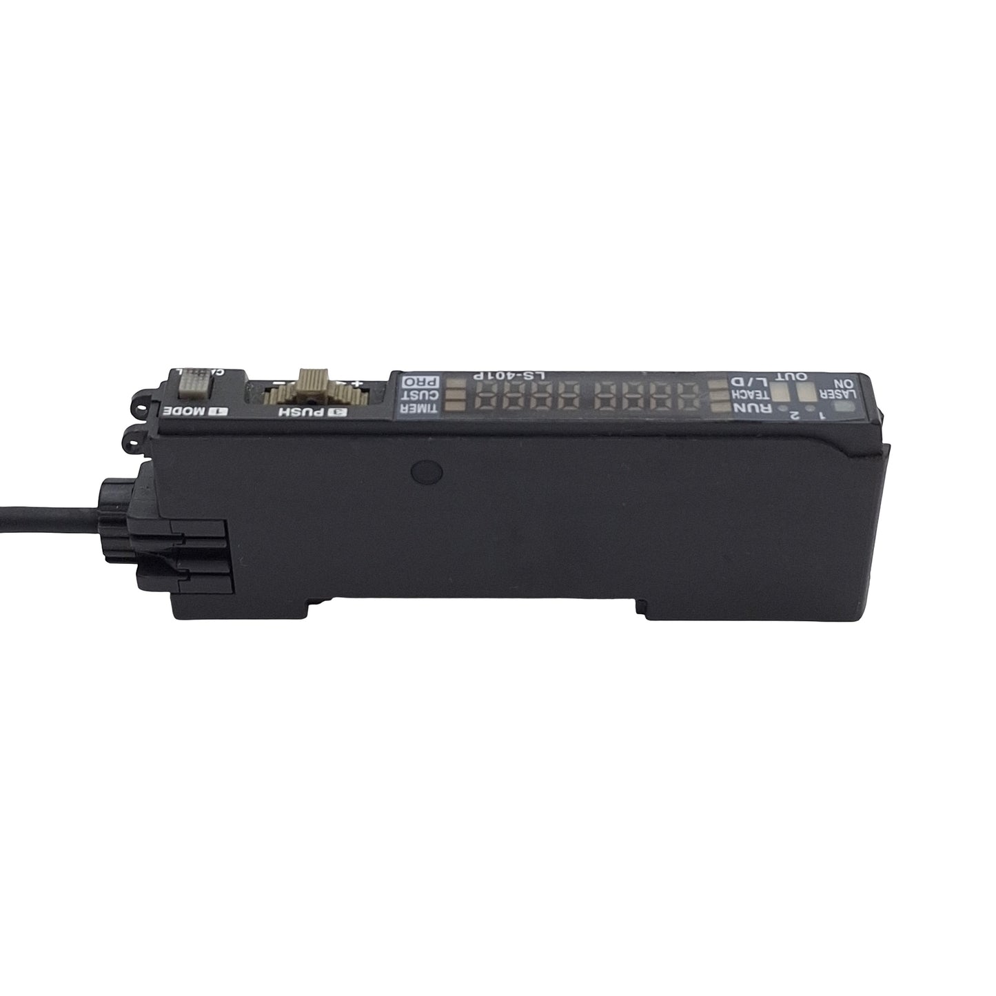 Used Panasonic LS-401P Reflective Laser Sensor 12-24VDC, 2-PNP Outputs, 16ft Cable