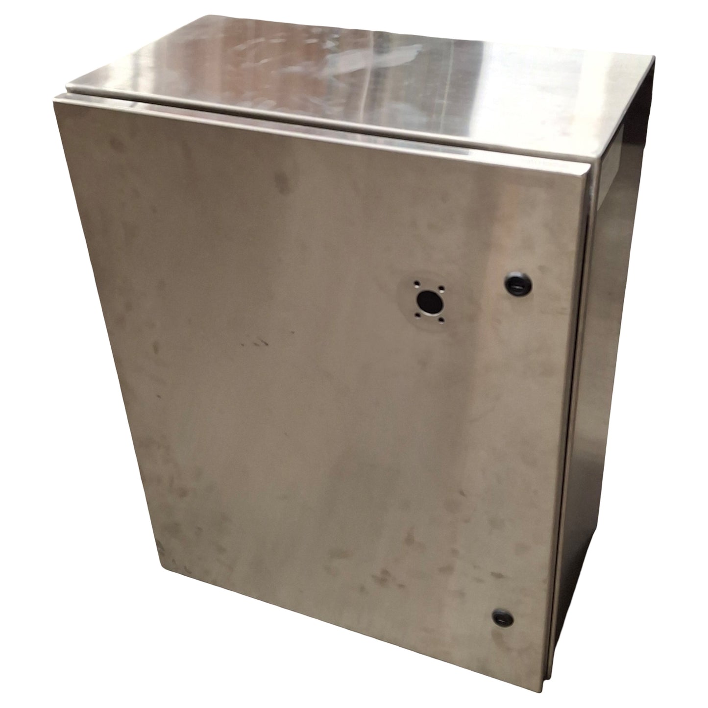 Used SCE SCE-30EL2412SSLP Stainless Steel Electrical Enclosure, 12in x 24in x 30in