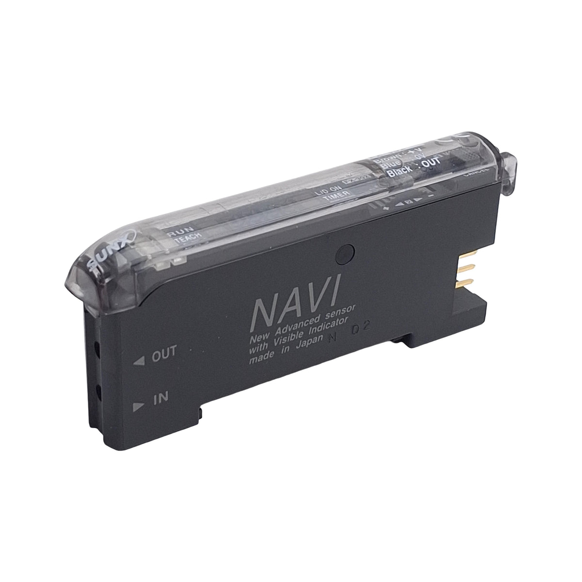 Used Panasonic FX-302 Digital Fiber Sensor, PNP Output 100mA, 12-24VDC, 4-Digit LED