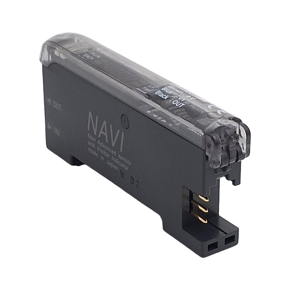 Used Panasonic FX-302 Digital Fiber Sensor, PNP Output 100mA, 12-24VDC, 4-Digit LED