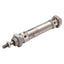 Used Rexroth 0822332502 Mini Pneumatic Cylinder, ø16mm Bore, 25mm Stroke, 10bar, M5
