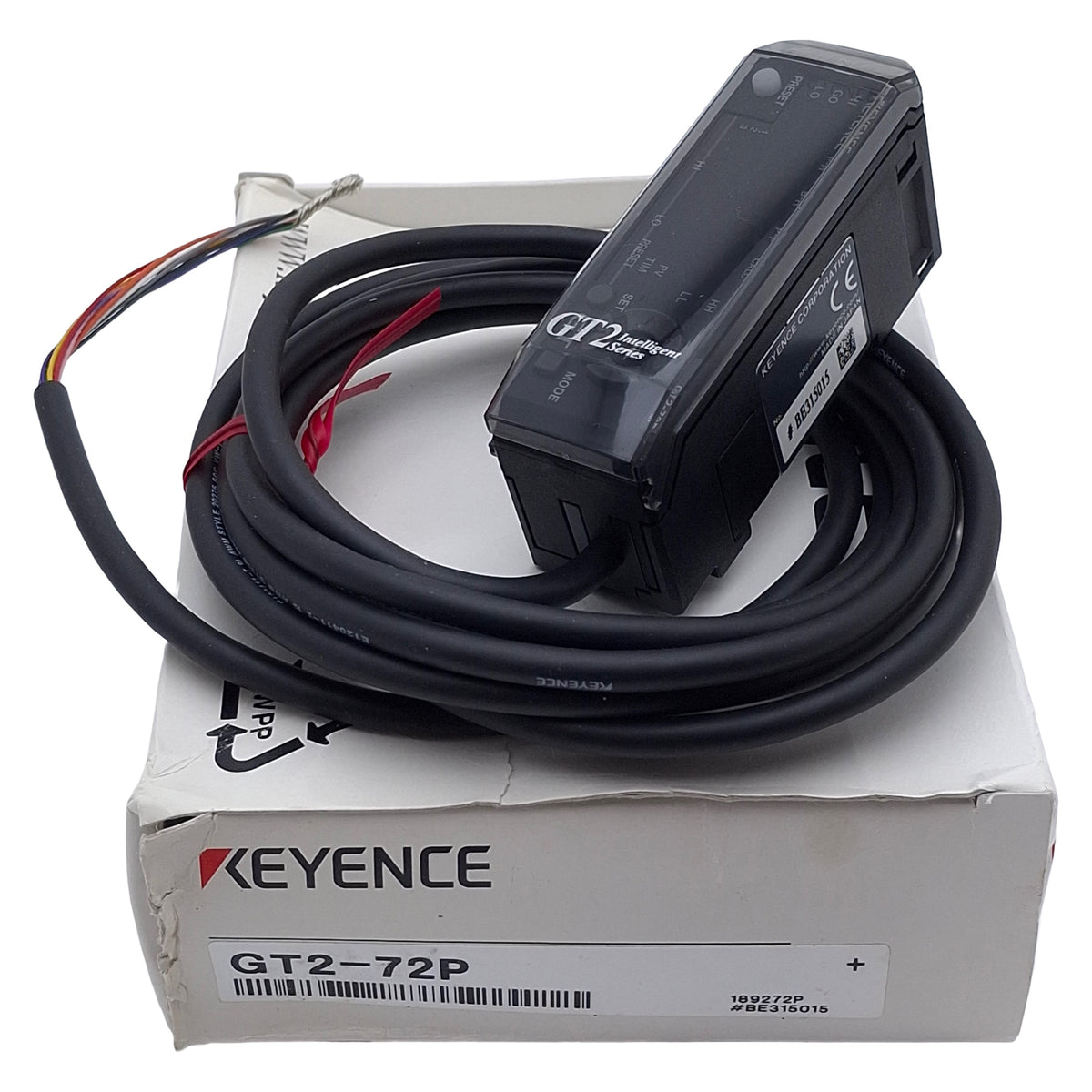 New Keyence GT2-72P Digital Contact Sensor Amplifier Unit, PNP 10-30VDC, DIN Rail