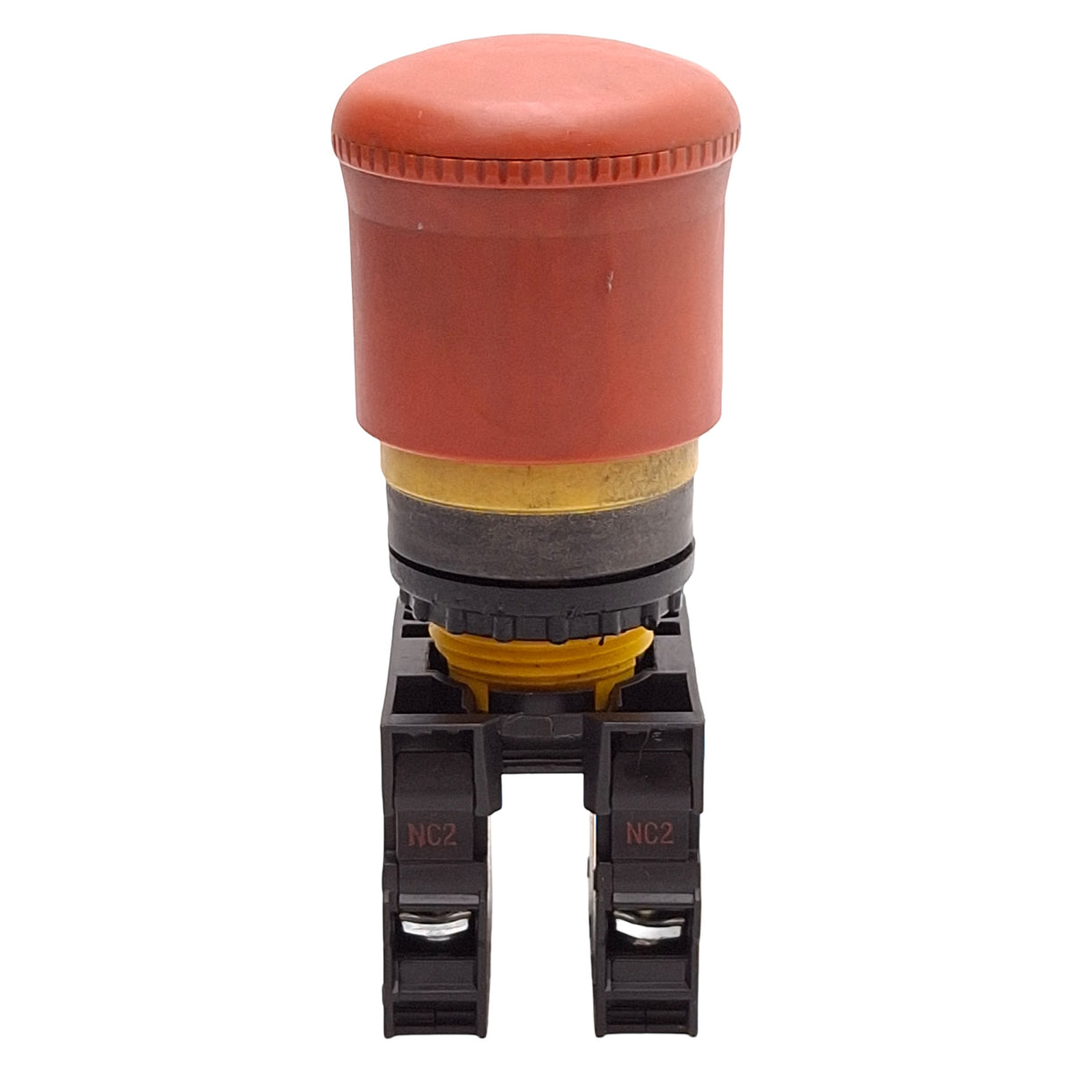 Used Eaton M22-PV-K02 Emergency Stop Button, Push-Pull, ø22.5mm, 2NC, 600VAC/250VDC