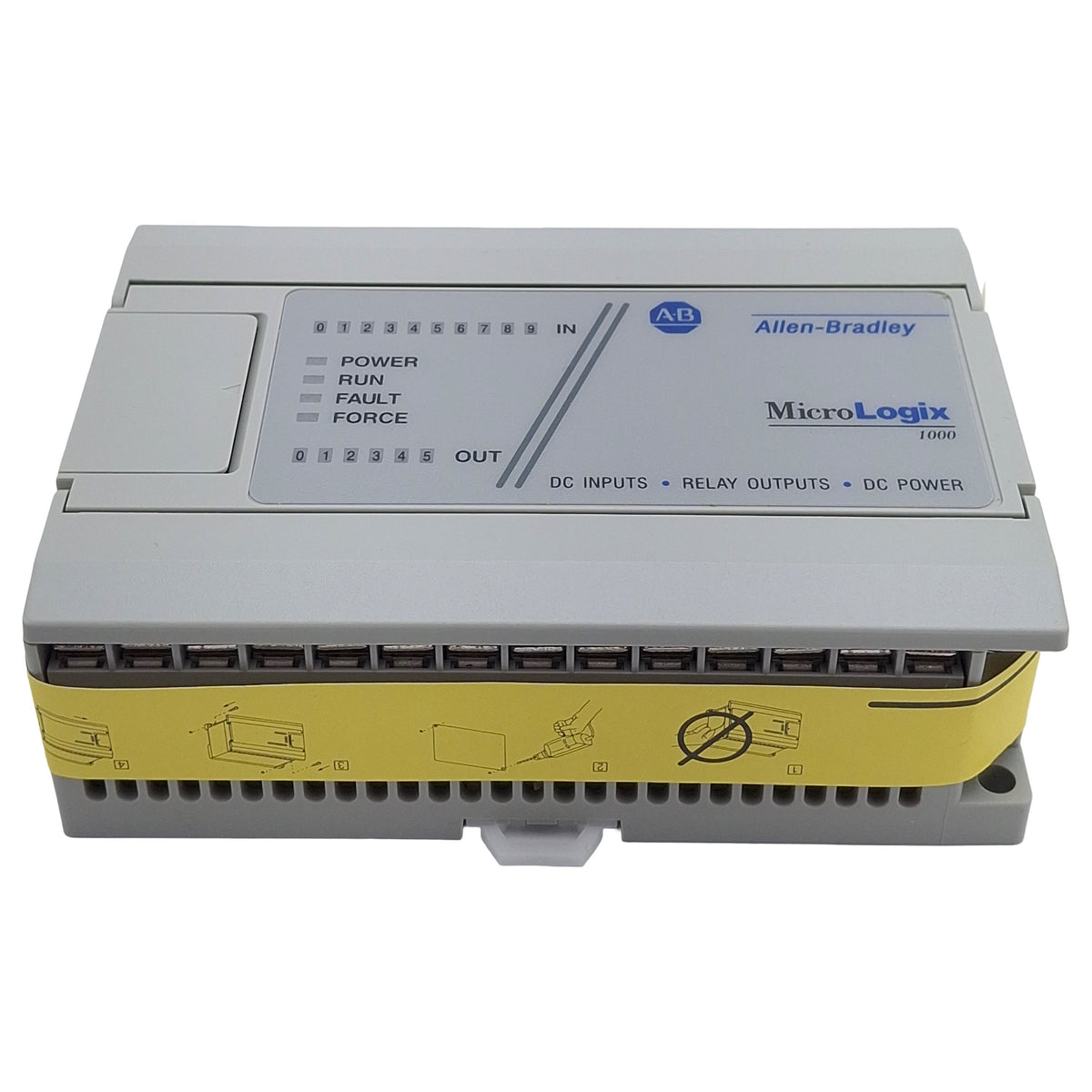 New Allen Bradley 1761-L16BWB MicroLogix1000 PLC 16 Relay Outputs, 6DC Inputs, 24VDC