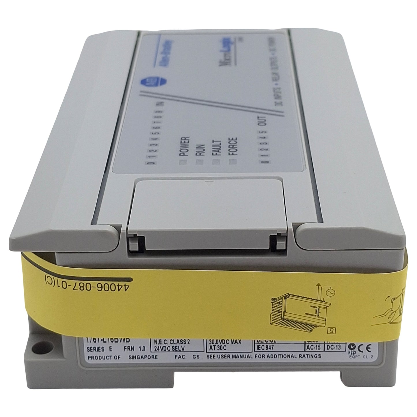 New Allen Bradley 1761-L16BWB MicroLogix1000 PLC 16 Relay Outputs, 6DC Inputs, 24VDC