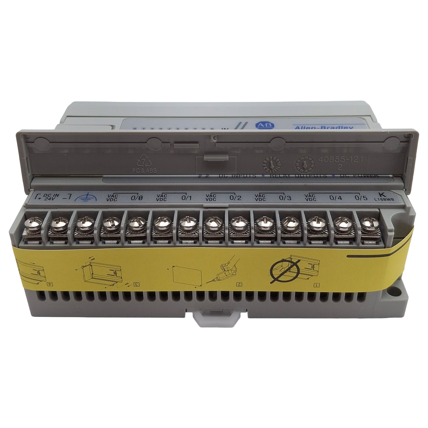 New Allen Bradley 1761-L16BWB MicroLogix1000 PLC 16 Relay Outputs, 6DC Inputs, 24VDC