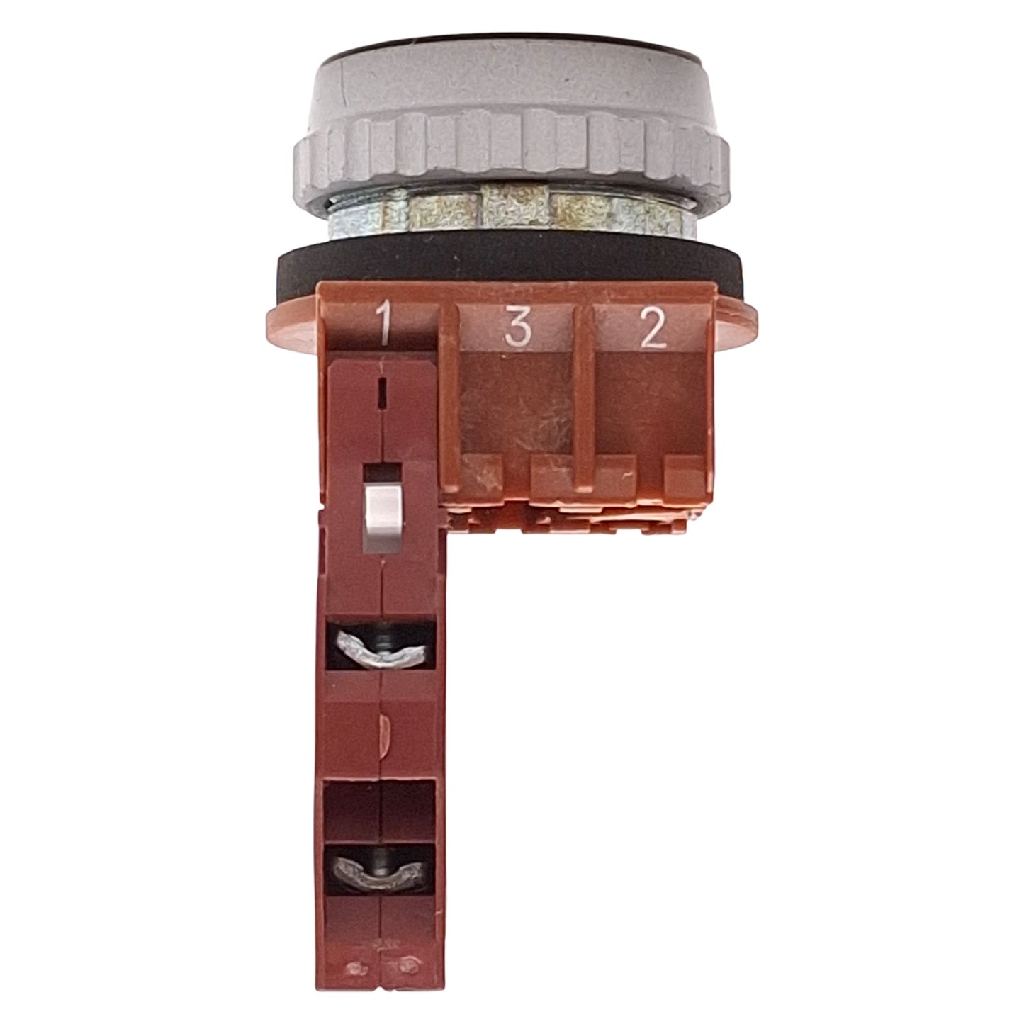 Used Siemens 3SB1400-0A Black Flush Momentary Pushbutton, 1NO+1NC, 10A 660VAC