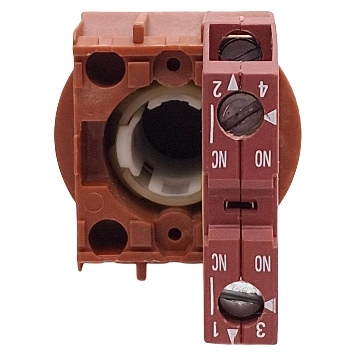 Used Siemens 3SB1400-0A Black Flush Momentary Pushbutton, 1NO+1NC, 10A 660VAC