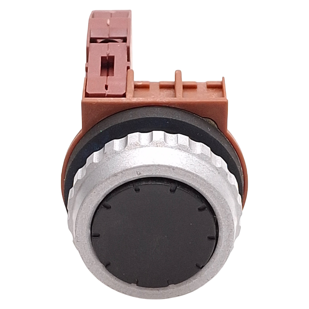 Used Siemens 3SB1400-0A Black Flush Momentary Pushbutton, 1NO+1NC, 10A 660VAC