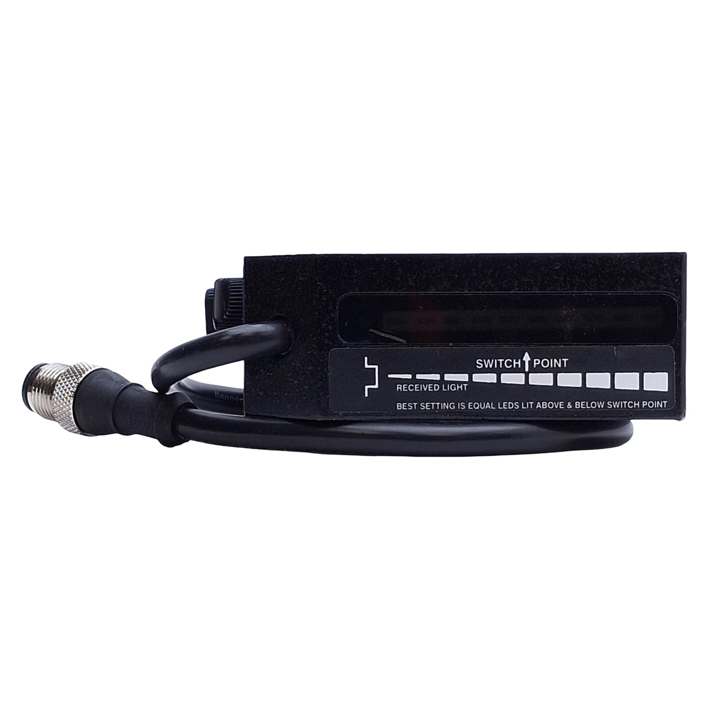 New – Open box Banner R55CG1QP Color Mark Sensor NPN/PNP, 10-30VDC, 10mm Focus, 5-Pin QD Male
