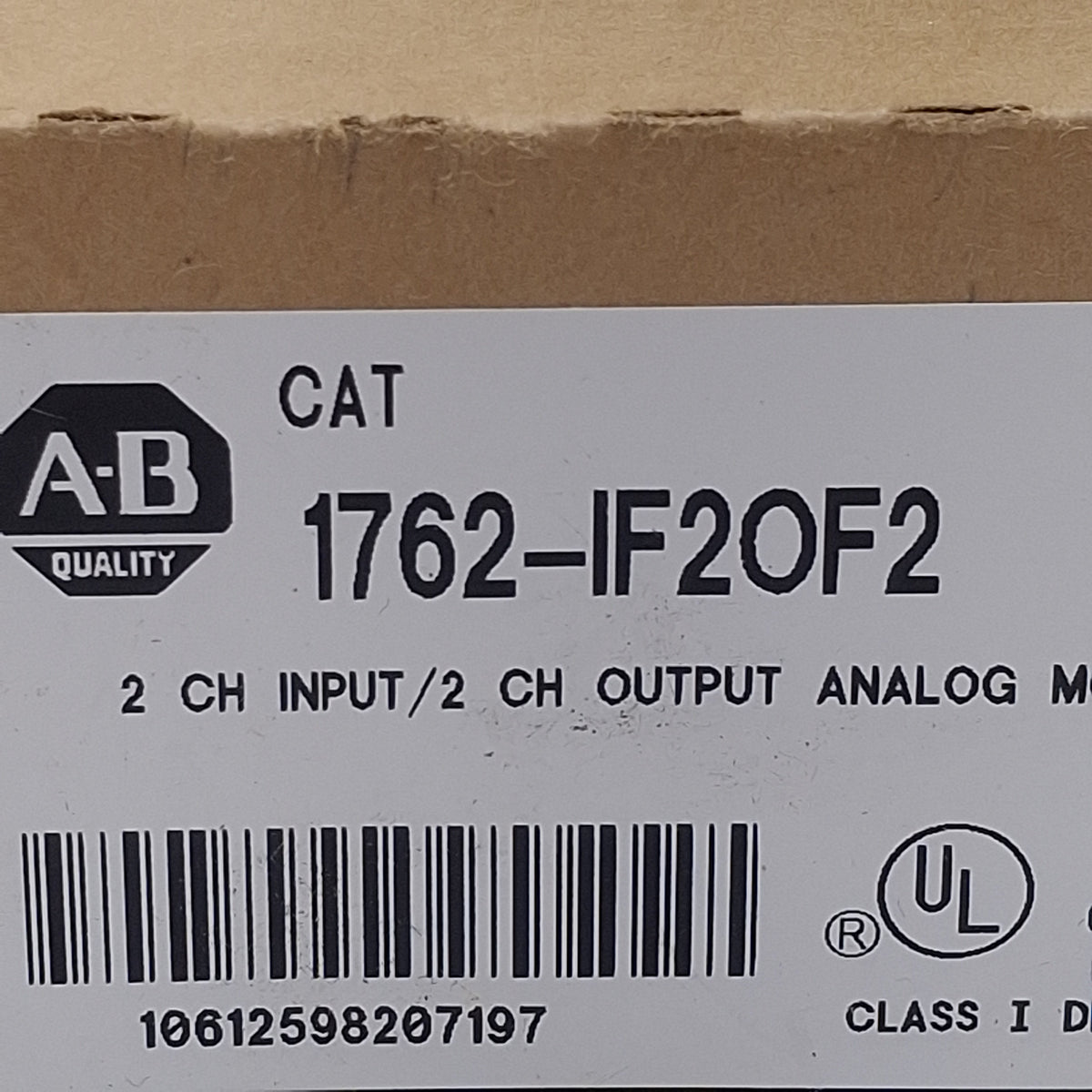 New Allen Bradley 1762-IF2OF2 Series A MicroLogix 1200 Analog I/O Module, 4-Channel