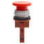 Used Siemens 3SB1400-0C Red Mushroom Pushbutton, Twist-Release, 1NC, 10A 660VAC