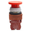 Used Siemens 3SB1400-0C Red Mushroom Pushbutton, Twist-Release, 1NC, 10A 660VAC