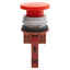 Used Siemens 3SB1400-0C Red Mushroom Pushbutton, Twist-Release, 1NC, 10A 660VAC