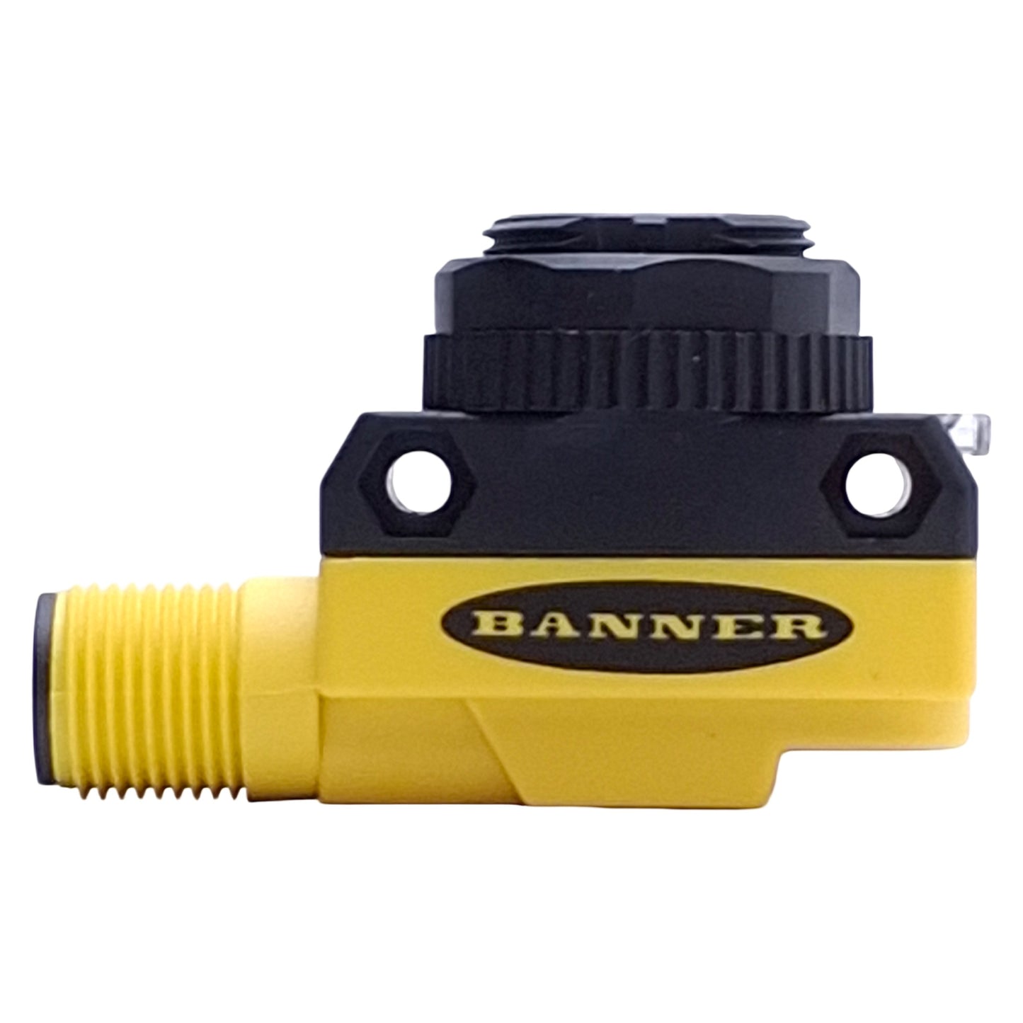 New – Open box Banner QS186LE12Q8 Photoelectric Emitter Class 1, 15m Range, 10-30VDC, M12 4-Pin