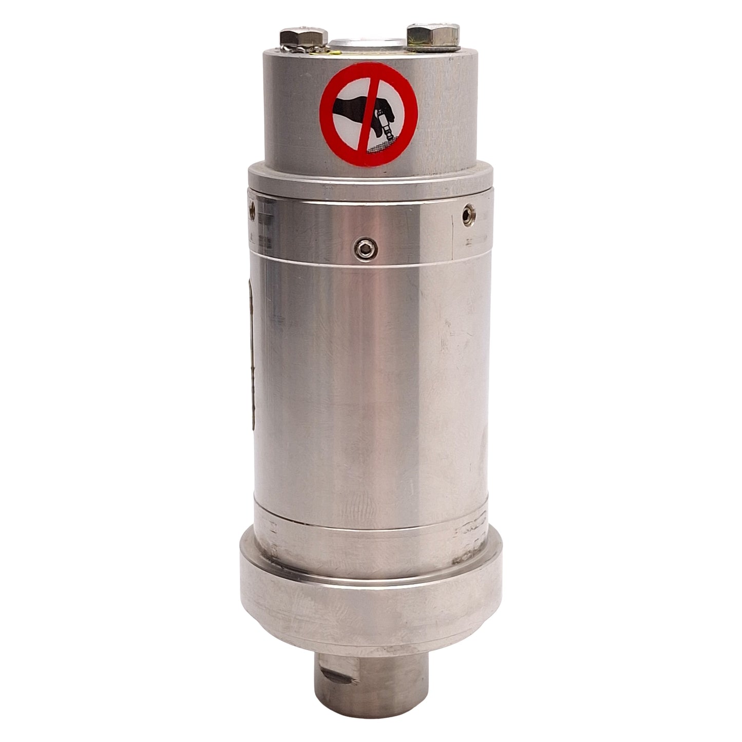 Used Herrmann 35/1000 S 180489 Ultrasonic Welding Converter w/ Clamp, 35kHz, 1000W