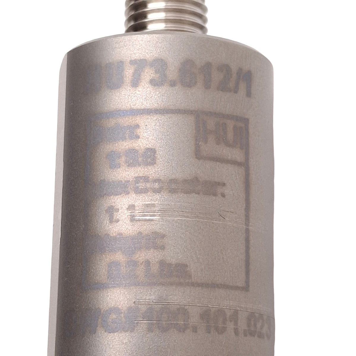 Used HU73.612/1 Ultrasonic Welding Horn, 81.9mm L, ø25mm OD Top, ø12mm OD Bottom