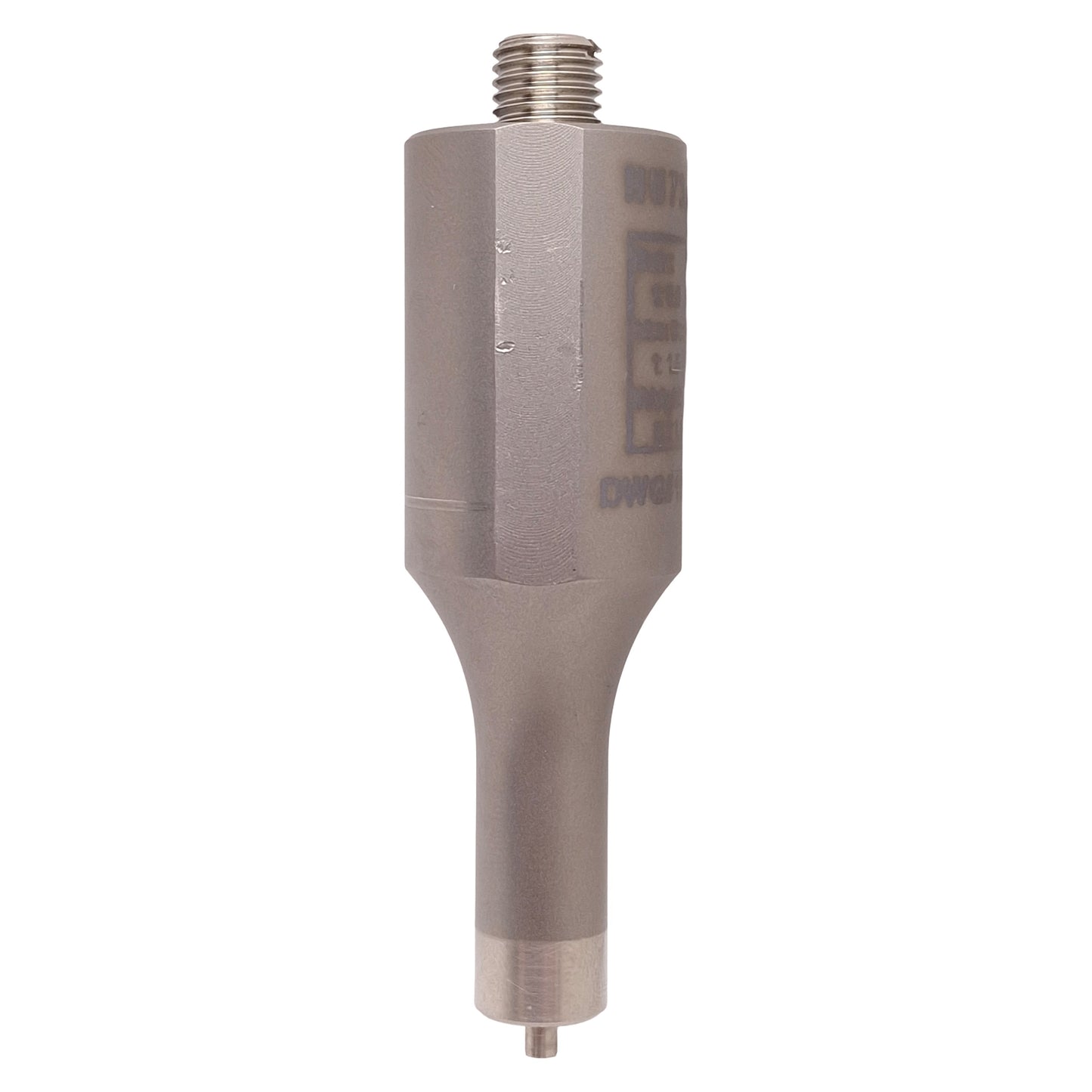 Used HU73.612/1 Ultrasonic Welding Horn, 81.9mm L, ø25mm OD Top, ø12mm OD Bottom