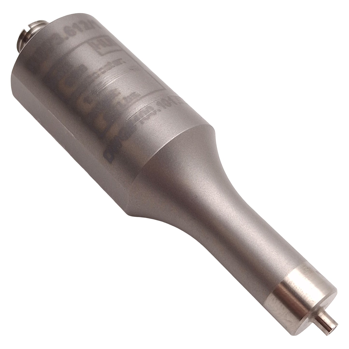 Used HU73.612/1 Ultrasonic Welding Horn, 81.9mm L, ø25mm OD Top, ø12mm OD Bottom
