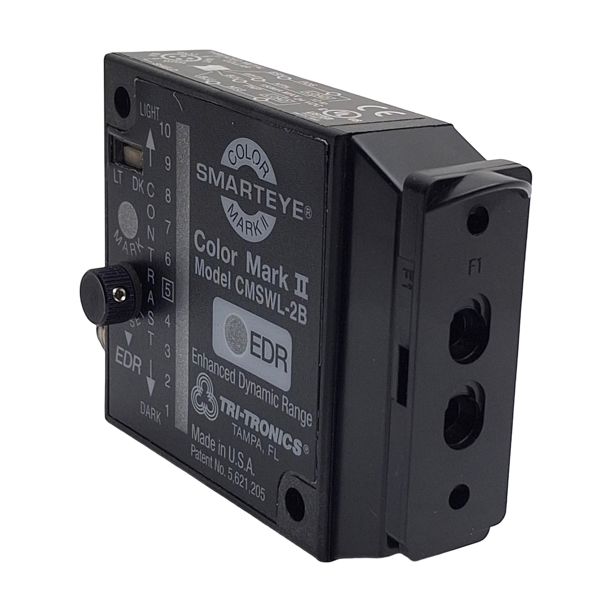 New TriTronics CMSWL-2BF1 COLORMARKII Contrast Sensor 1 NPN & 1 PNP, 12-24VDC, White